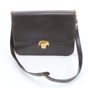 Vintage Old Gucci Leather Shoulder Bag, Handbag, Brown, Brand Name, Women's